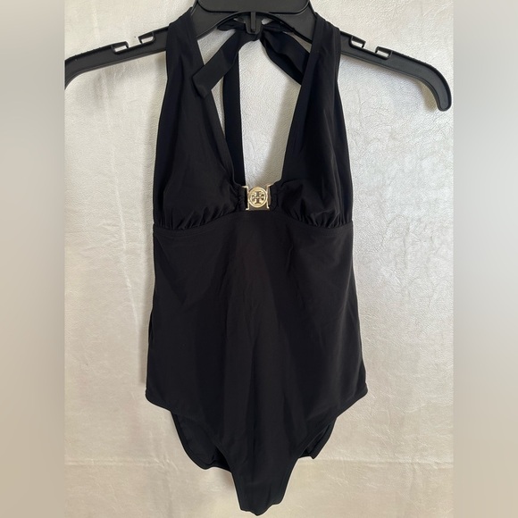 Tory Burch Black Swimsuit with Logo - Picture 6 of 10
